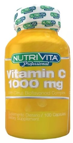 Vitamina C 1000mg 100 caps Nutravita - Enervida