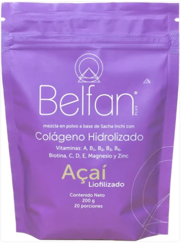 Colágeno Hidrolizado Acaí 200gr Belfan