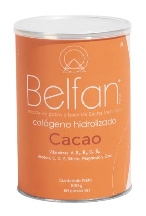 Colágeno Hidrolizado Cacao 600gr Belfan