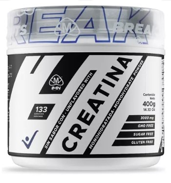 Creatina Monohidratada 400gr sin sabor - IMN Nutrition