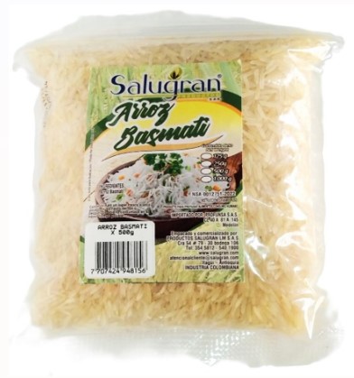 Arroz Basmati 500gr - Salugran