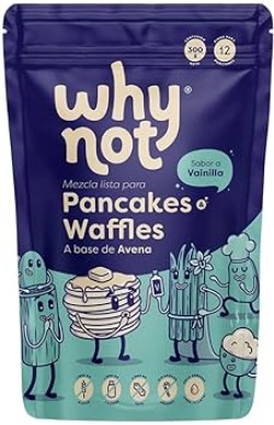 Mezcla Pancakes Waffles Almendra Vainilla 285gr Why Not