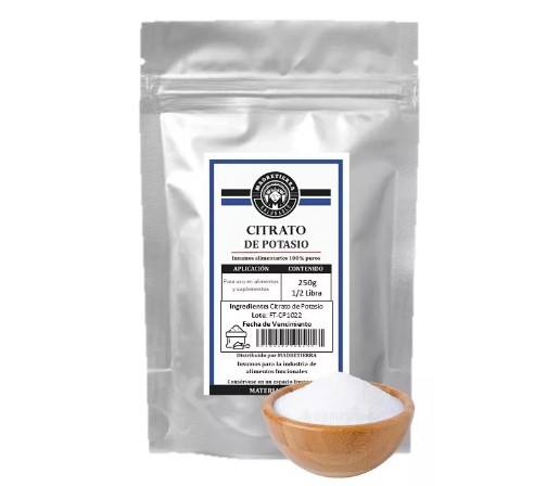 Citrato de Potasio x 250gr MadreTierra