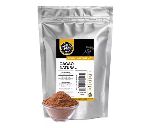 Cacao Natural en polvo 500gr Madretierra