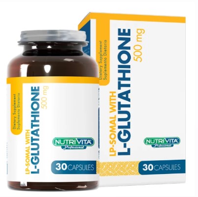 LP-Somalwith L-Glutathione 500mg x 30 caps Nutravita - Enervida