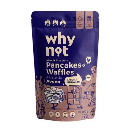 Mezcla Pancakes y Wafles sabor brownie 300gr