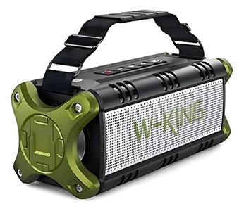 Parlante Portátil W-king D8 Bluetooth Ipx6 De 50w Rms Green Updated