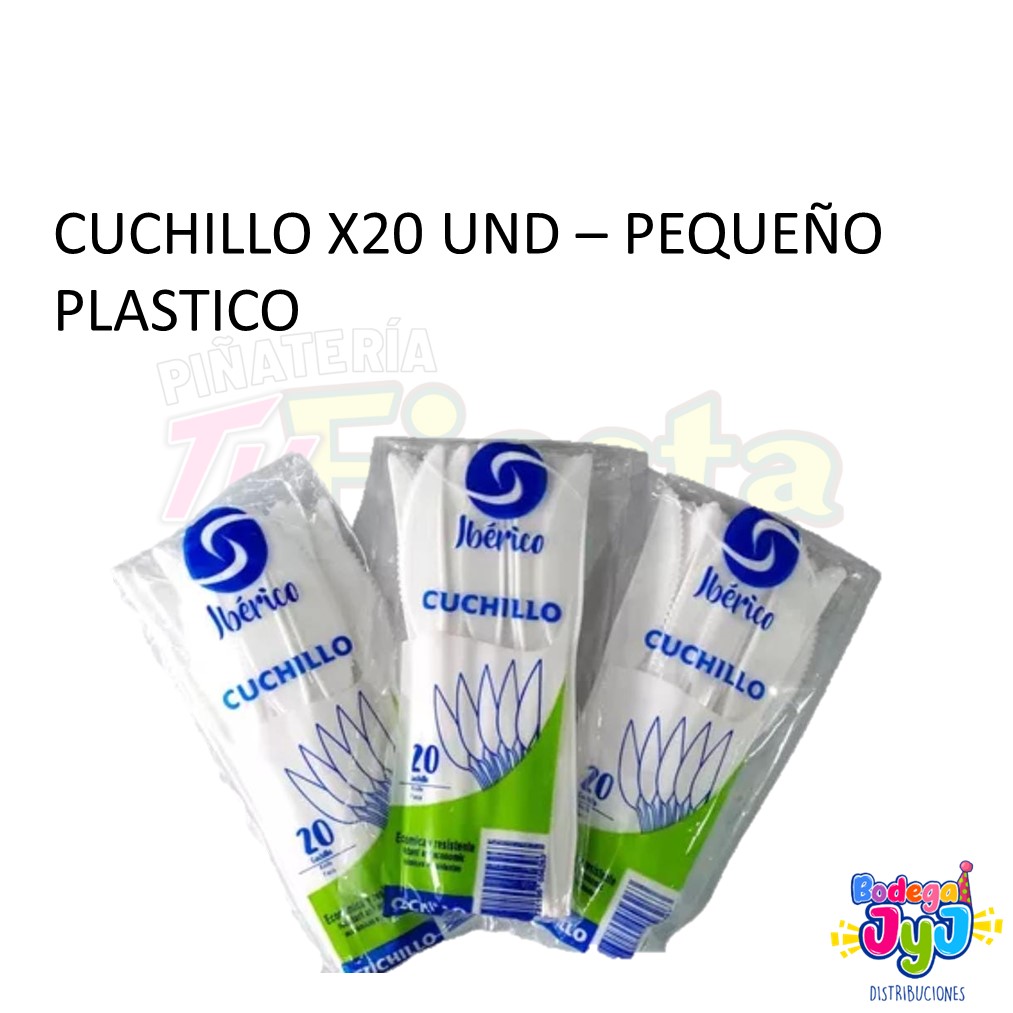 TENEDOR X20 PEQUEÑO PLASTICO