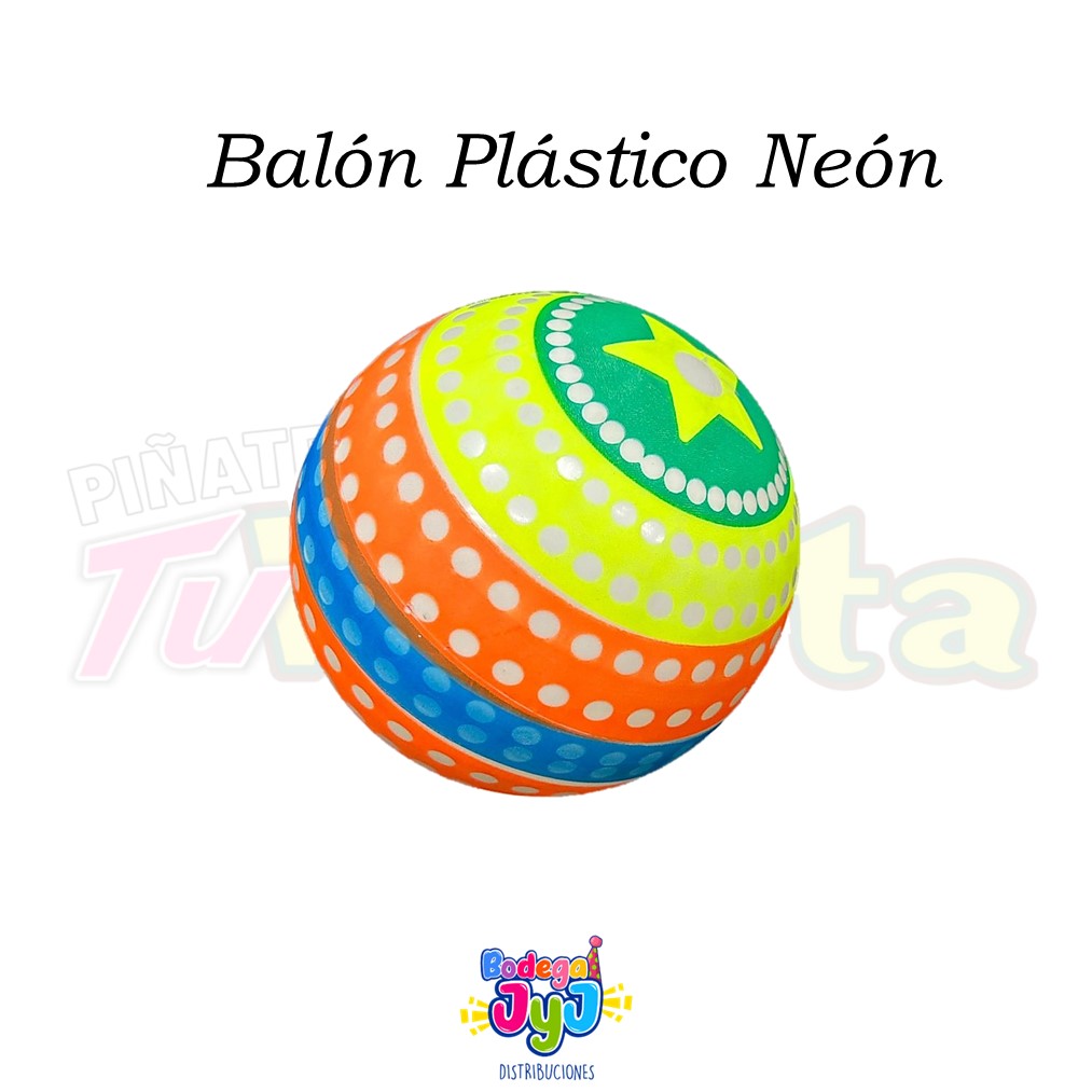 BALON PLASTICO NEON