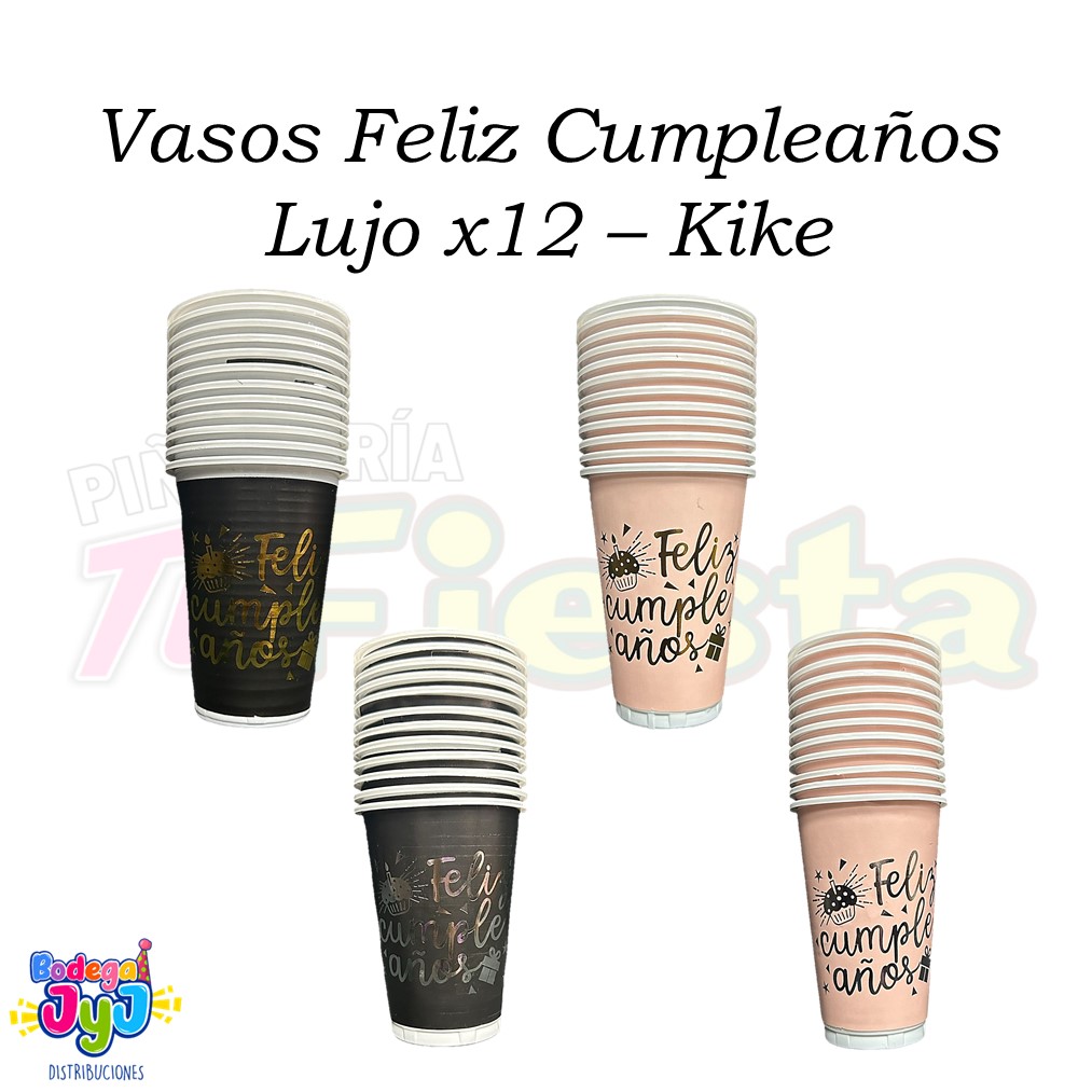 VASOS F.C LUJO X12 - KIKE