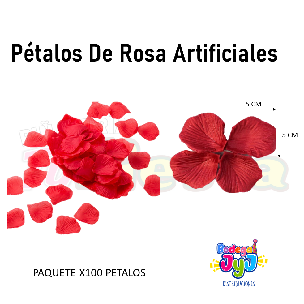 PETALOS DE ROSA ARTIFICIALES X100