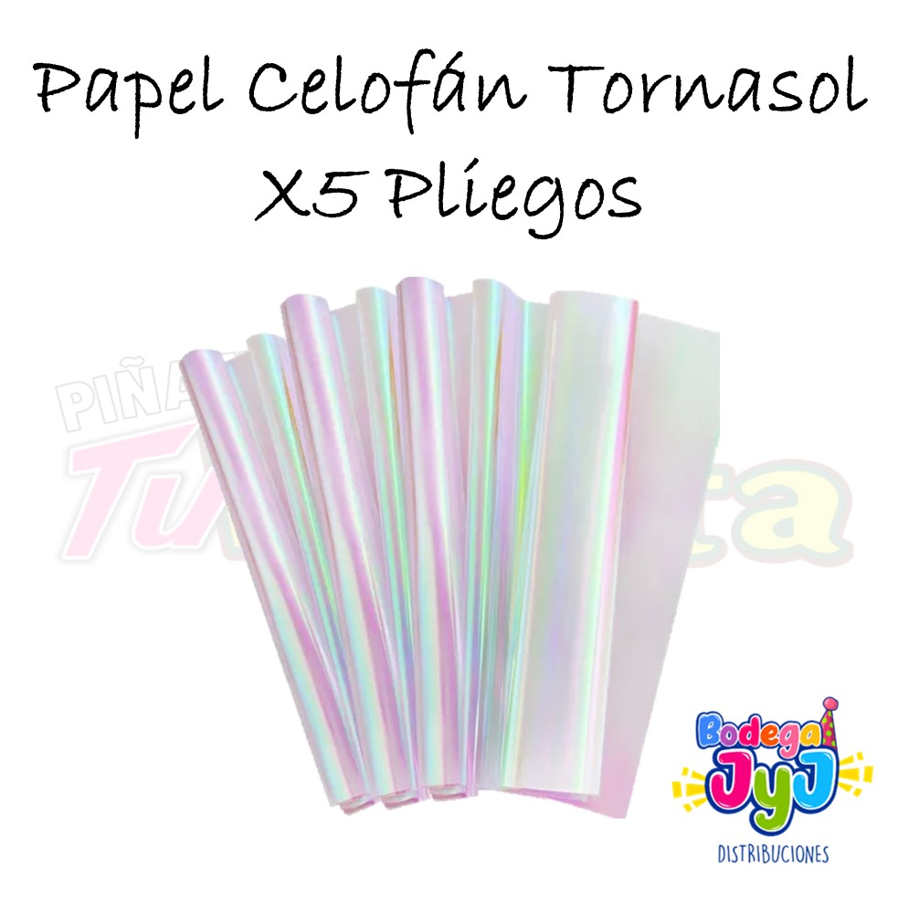 PAPEL CELOFAN TORNASOL X5