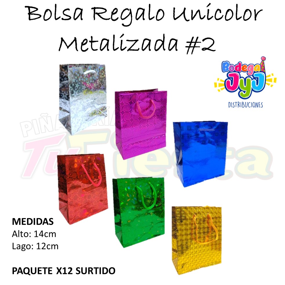 BOLSA REGALO METALIZADA #2