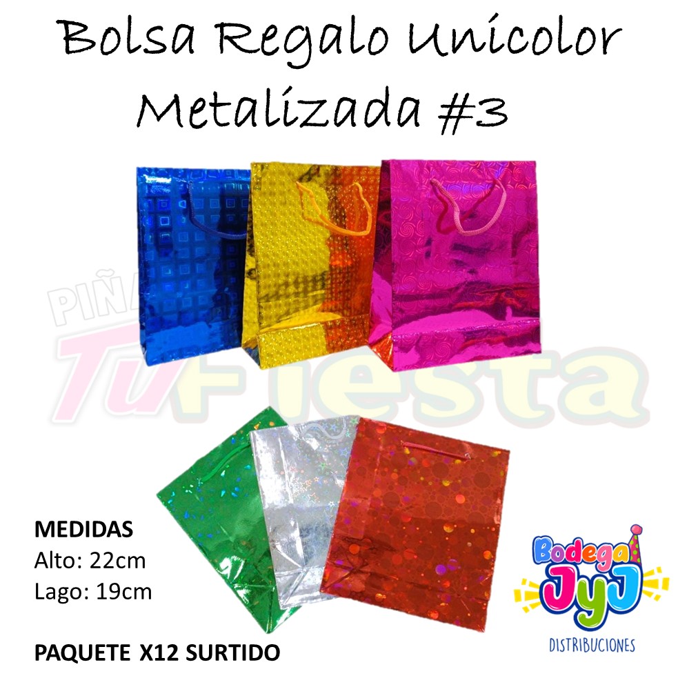 BOLSA REGALO METALIZADA #3