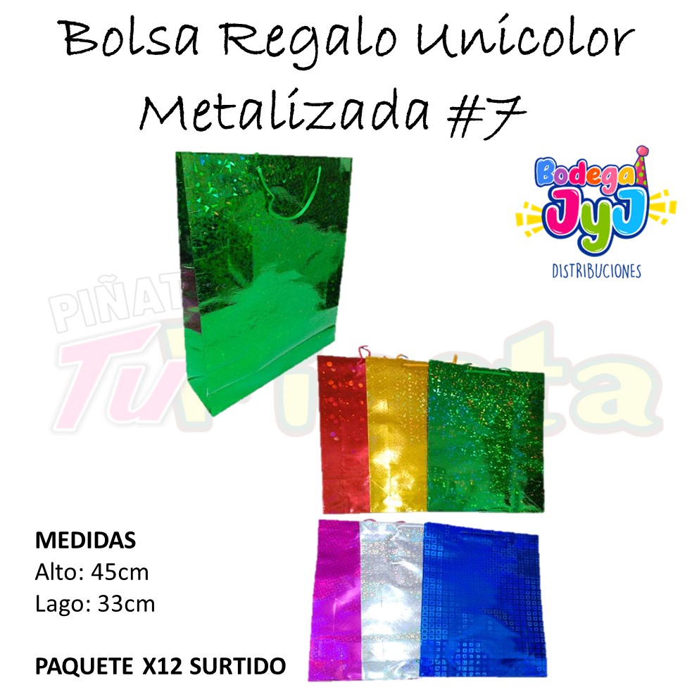 BOLSA REGALO METALIZADA #7