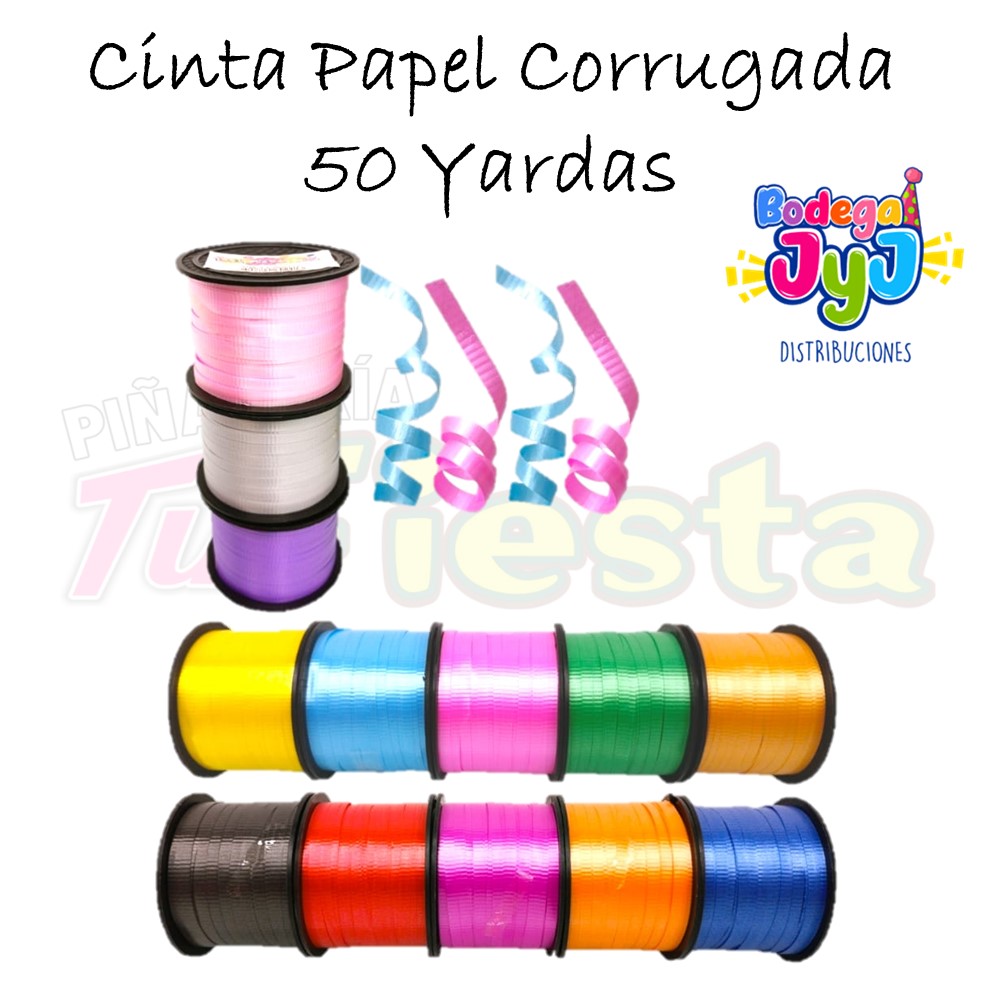 CINTA PAPEL CORRUGADADA 50YARDAS