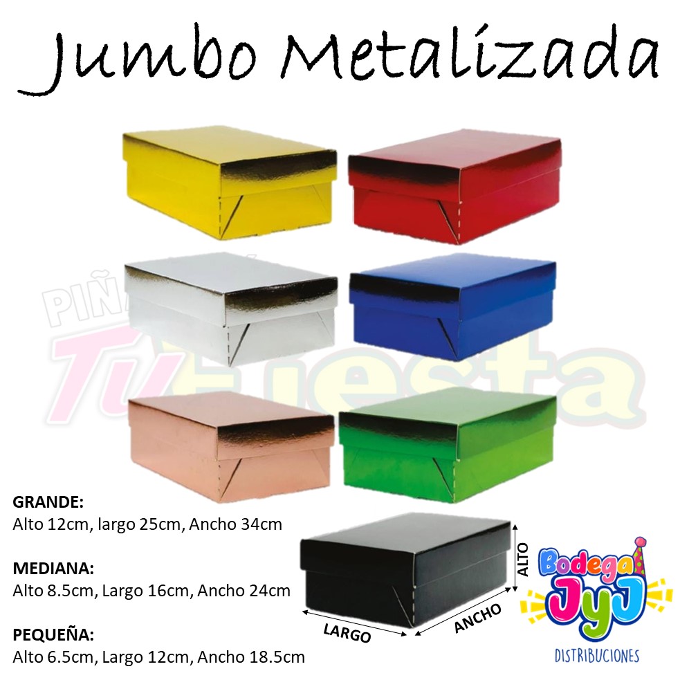 CAJA JUMBO METALIZADA