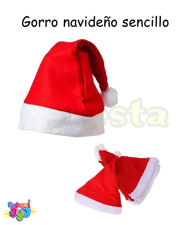 GORRO NAVIDAD SENCILLO