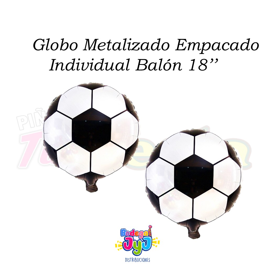 GLOBO METALIZADO EMPACADO INDIVIDUAL BALÓN 18''