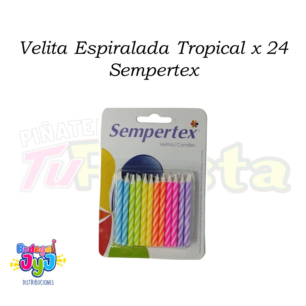 VELITA ESPIRALADA X24 TROPICAL SEMPERTEX