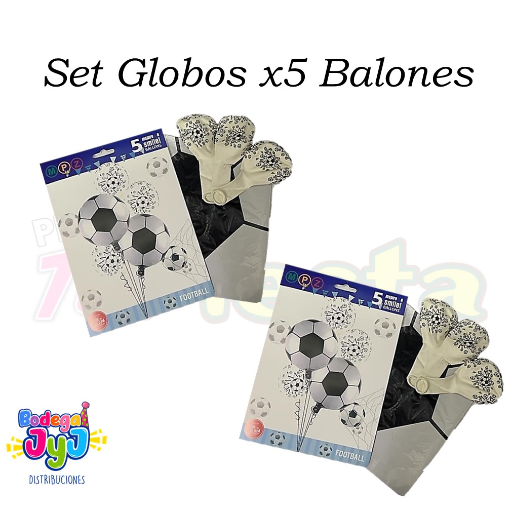 SET GLOBOS X5 BALONES