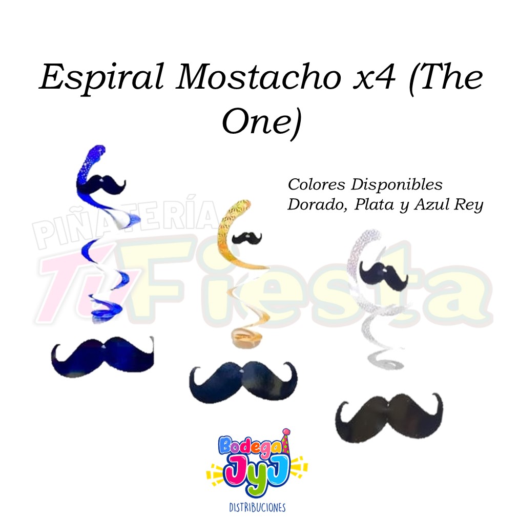 ESPIRAL MOSTACHO X4 (THE ONE)
