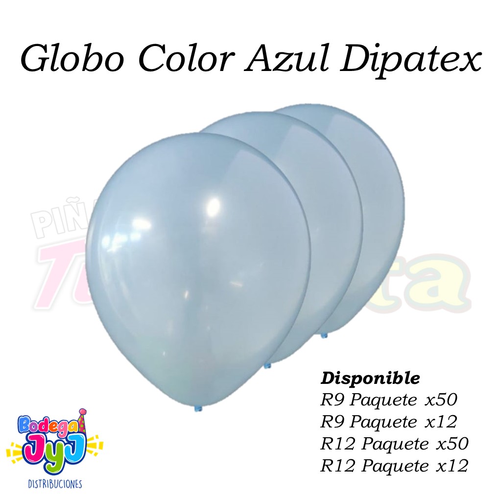 GLOBO COLOR AZUL DIPATEX