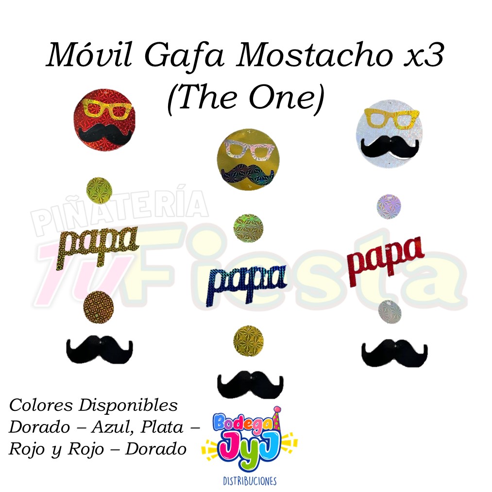 MÓVIL GAFA MOSTACHO X3 (THE ONE)