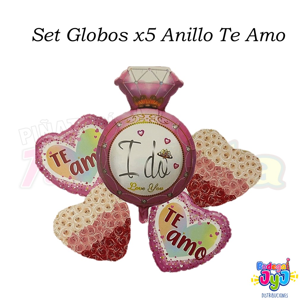 BOUQUET X5 ANILLO TE AMO GYR-1054