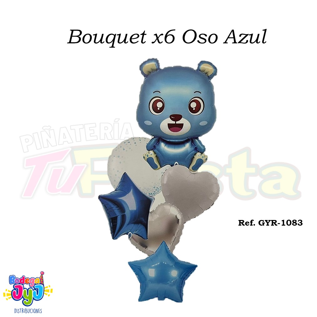 BOUQUET X6 OSO AZUL GYR-1083