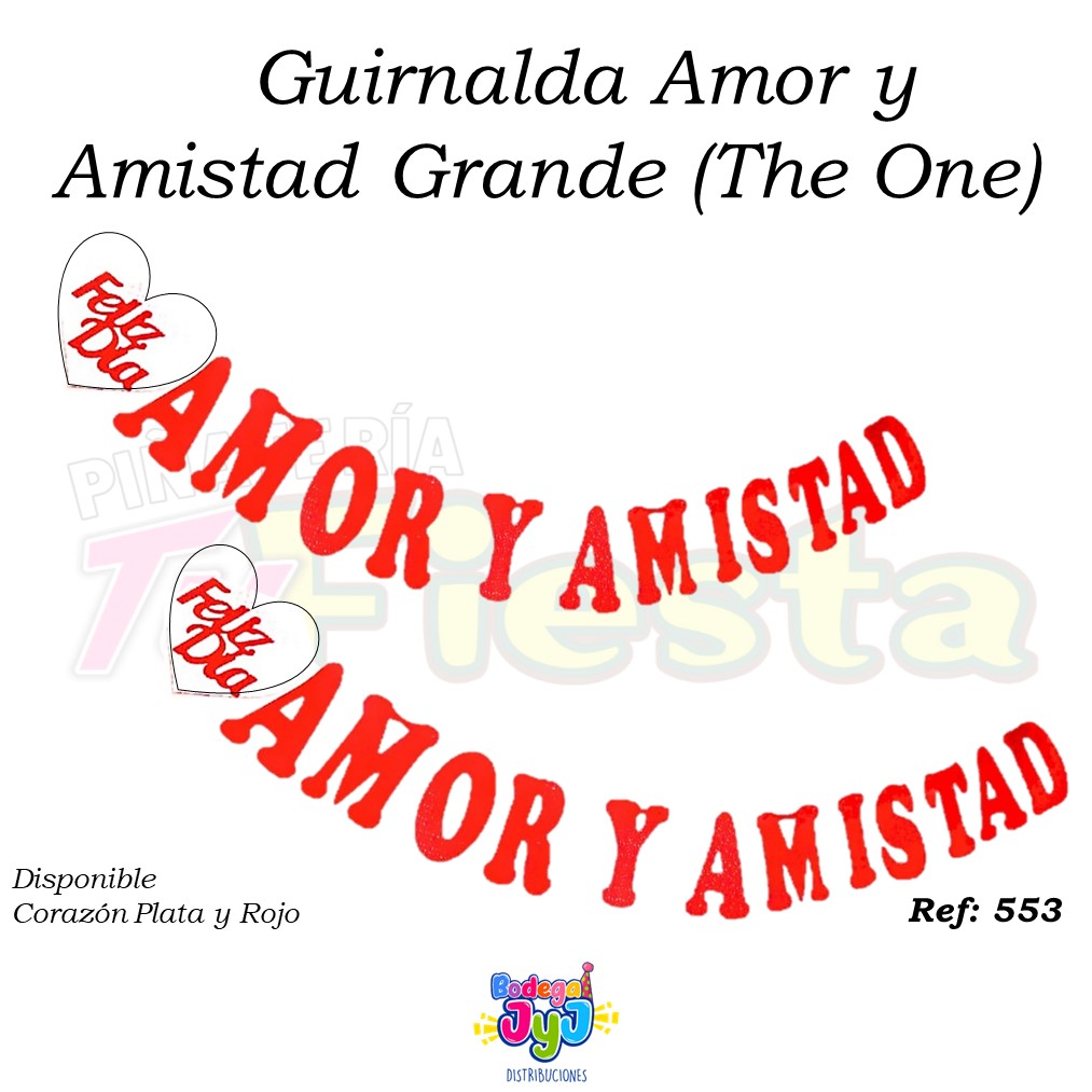 GUIRNALDA AMOR Y AMISTAD GRANDE (THE ONE REF: 553)