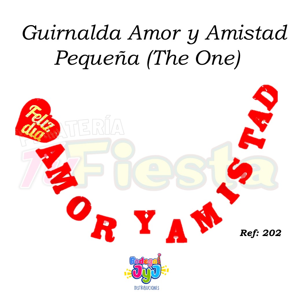 GUIRNALDA AMOR Y AMISTAD PEQUEÑA (THE ONE REF: 202)