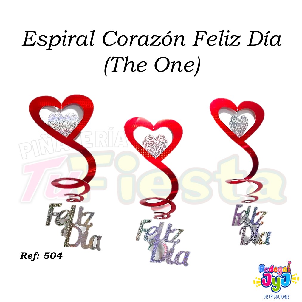 ESPIRAL CORAZÓN FELIZ DÍA (THE ONE REF: 504)