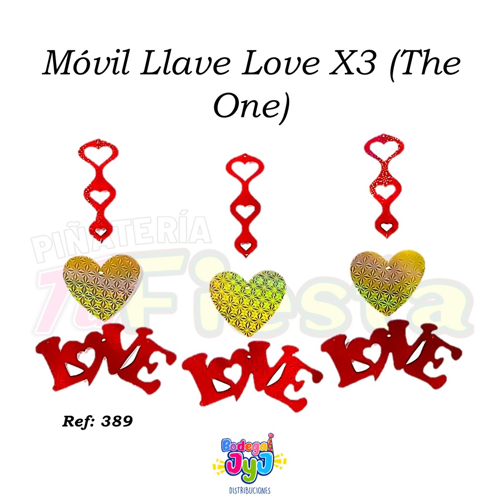 MÓVIL LLAVE LOVE X3 (THE ONE REF: 389)