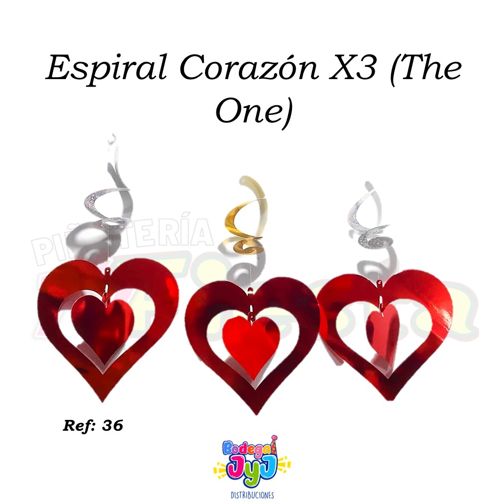 ESPIRAL CORAZÓN X3 (THE ONE REF: 36)