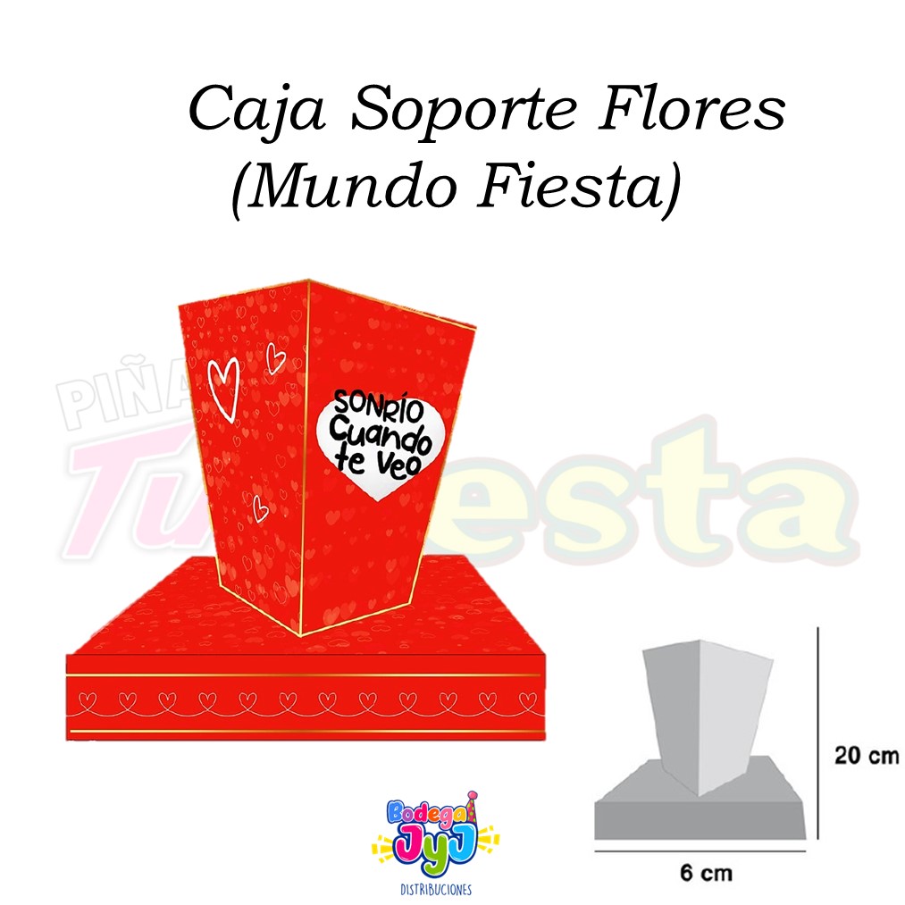 CAJA SOPORTE FLORES MF