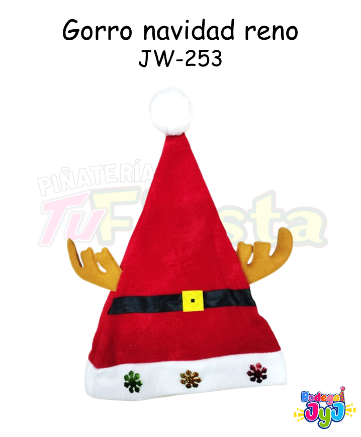 GORRO NAVIDAD RENO NIÑOJW-253