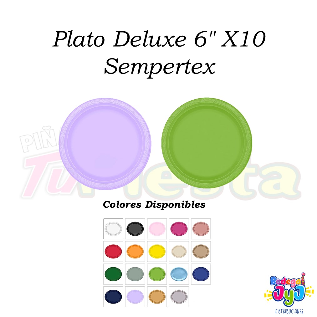 PLATO DELUXE 6" X10 SEMPERTEX