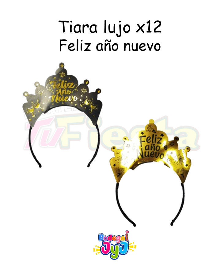 TIARA LUJO X12 FELIZ AÑO