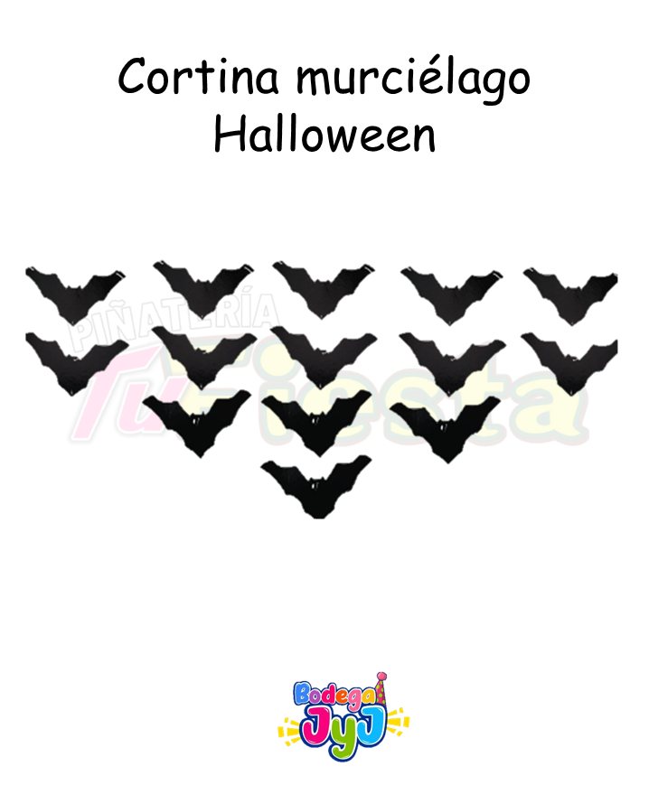 CORTINA MURCIELAGO HALLOWEEN (EDUAR)