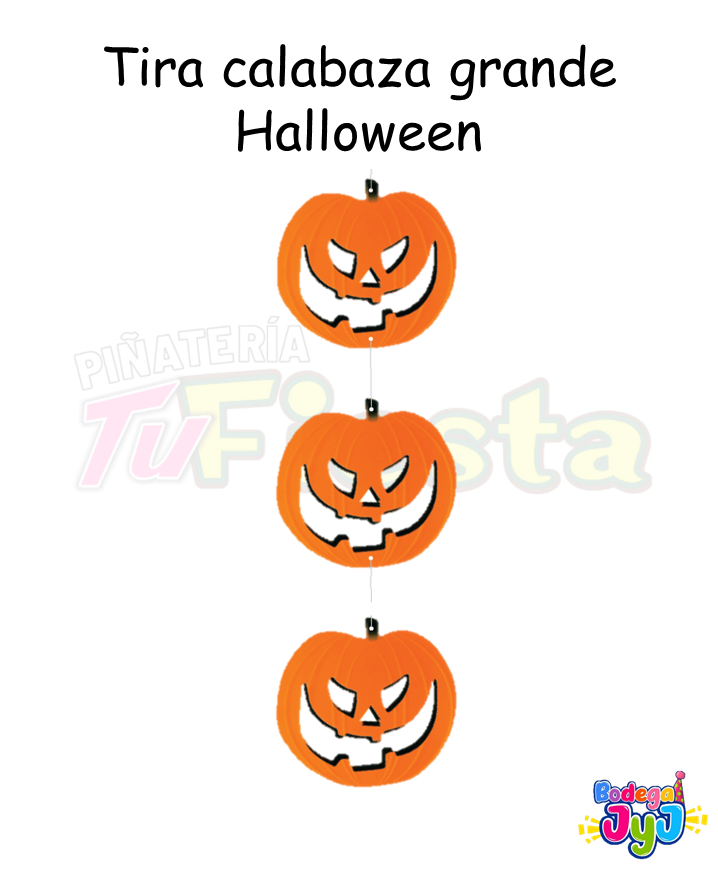 TIRA FIGURAS GRANDES CALABAZAZ HALLOWEEN - EDUAR
