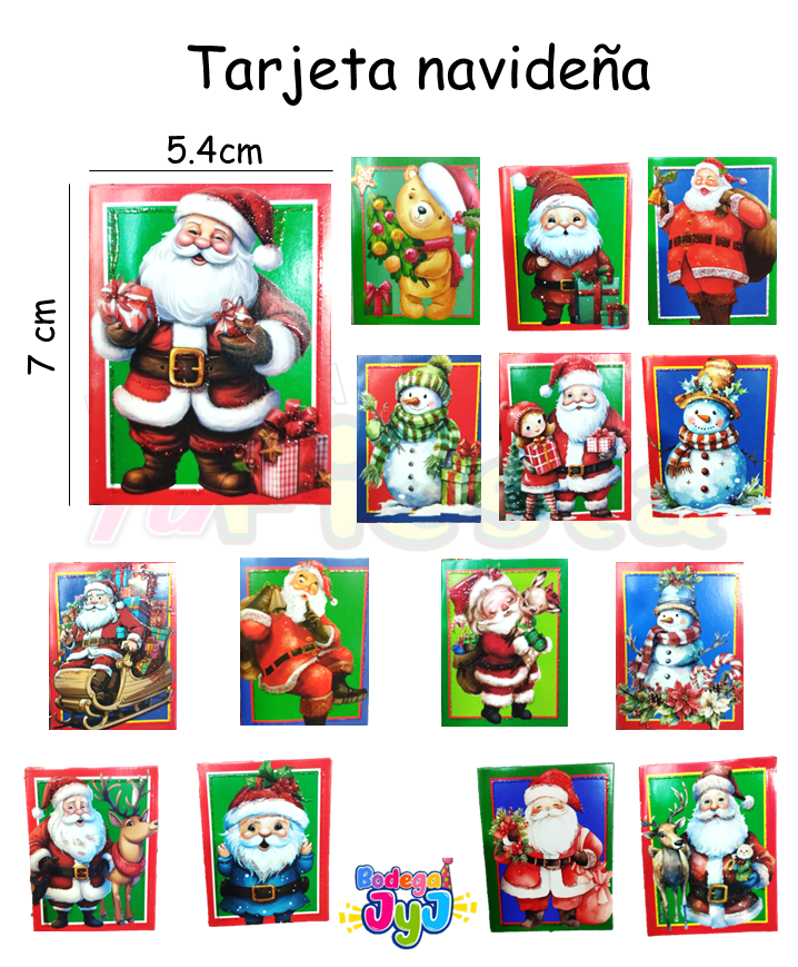 TARJETA NAVIDEÑA DE PARA JD8224