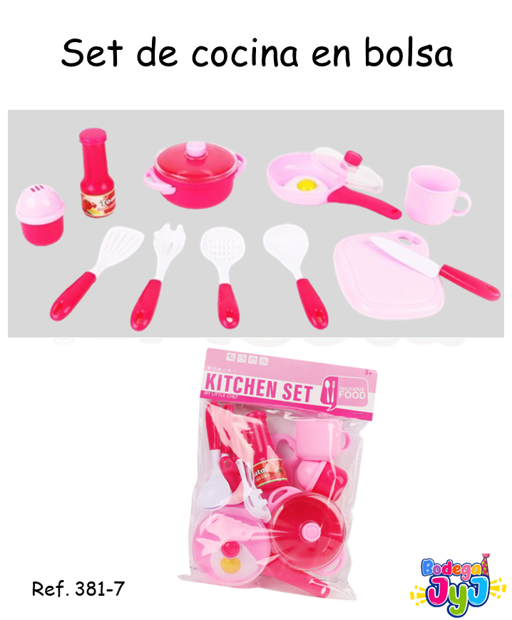 SET DE COCINA EN BOLSA 381-7