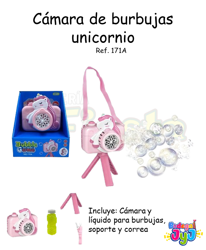 CAMARA DE BURBUJAS UNICORNIO 171A