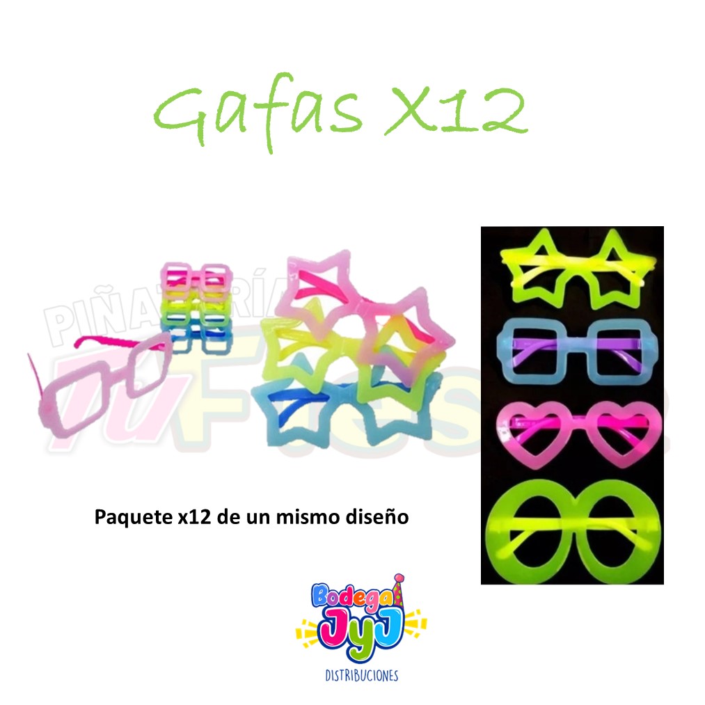 GAFAS X12 INFANTIL NEON