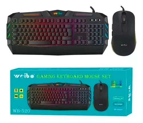 Combo Teclado + mouse  Gamer Wb-520