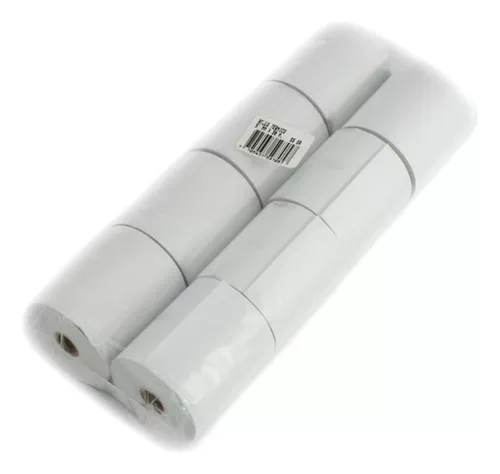 Rollo Térmico 57mm X 30mts Pack X8 Unid Blanco