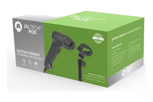 ESCANER DE CODIGO DE BARRAS ALAMBRICO JALTECH JAL-PLUS01