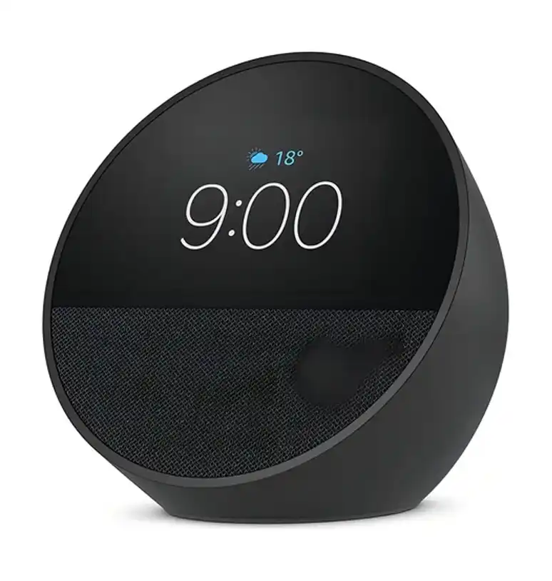PARLANTE AMAZON ALEXA ECHO SPOT NEGRO
