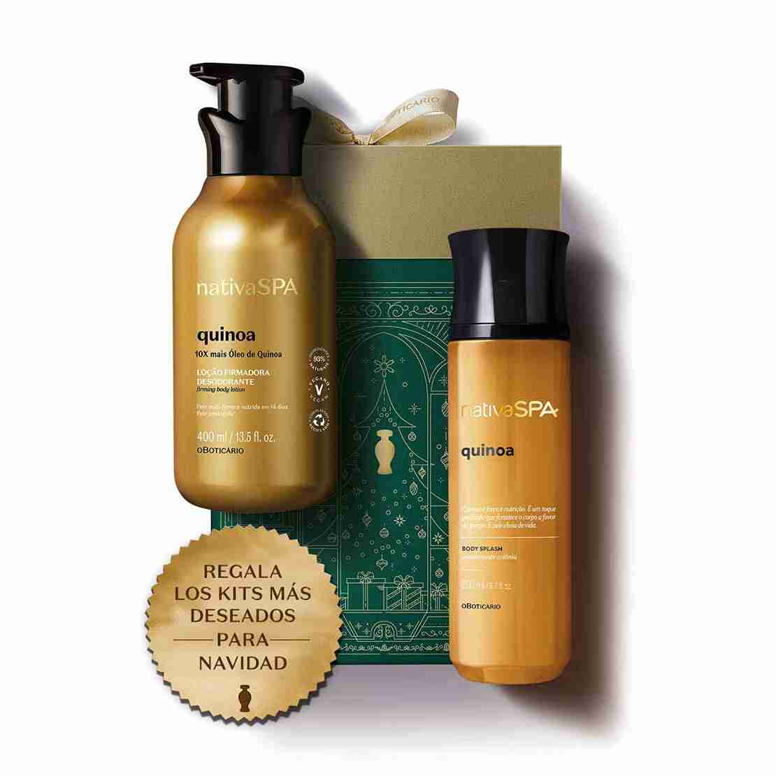 KIT QUINOA - NATIVA SPA - Crema Hidratante Corporal + Splash